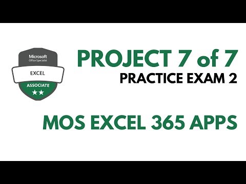 MOS Excel 365 Apps | Practice Exam 2: Project 7 of 7 [Filipino]