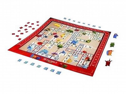 Hasbro - Scrabble Junior Game - board game, word game