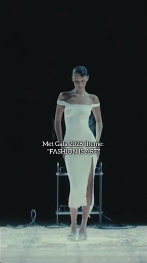 Fashion in the form of Performing Art #fashion #metgala #theme #shorts