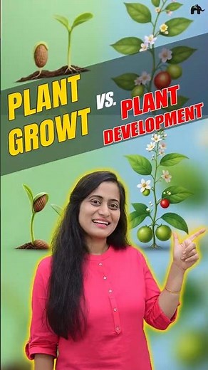 Plant Growth vs. Development | Learn Biology with Roshni Mam #concepthogacrystalclear