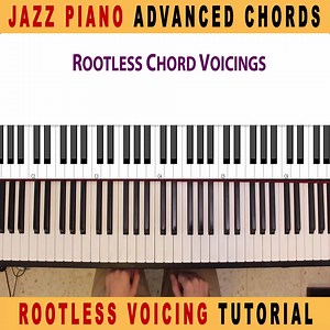 25K views · 497 reactions | JAZZ PIANO TUTORIAL – Rootless Voicings –...