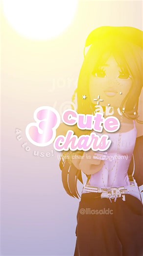 Explore 3 Cute Characters for Roblox Gameplay