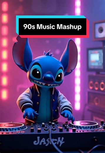 90s Music Mashup with Stitch #90smusic #stitch #mashup #90svibes #dancechallenge #virał