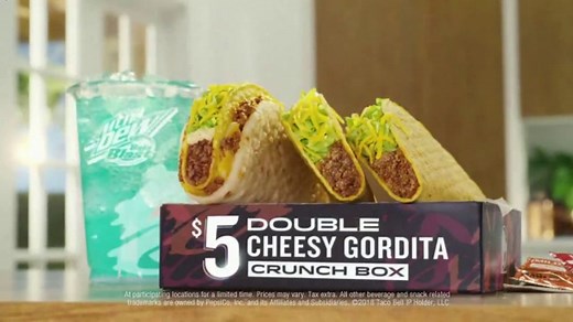 Taco Bell $5 Double Cheesy Gordita Crunch Box TV Spot, 'Added to the Sides'
