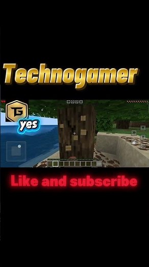 Minecraft but TechnoGamerz control me #minecraft #shortsfeed #technogamerz #funny