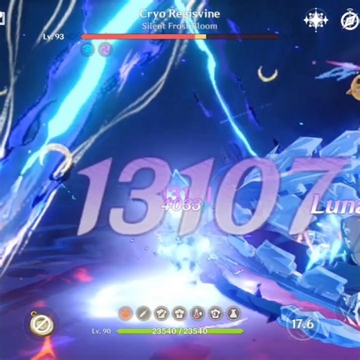 Cryo Regisvine #genshinimpact #f2pgameplay #genshin #gaming #shorts