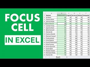 How to Use Focus Cell in Excel Like a Pro