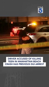 Jenia Belt, the 33-year-old alleged DUI driver accused of killing Loyola High School senior Braun Levi, 18, was reportedly driving on a license suspended for a previous drunk-driving arrest. Story: https://ktla.com/news/local-news/driver-accused-of-killing-teen-in-manhattan-beach-crash-had-previous-dui-arrest/ | KTLA 5 News