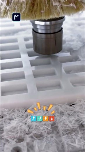 Satisfying Acrylic Cutting on CNC Engraving Machine 😍