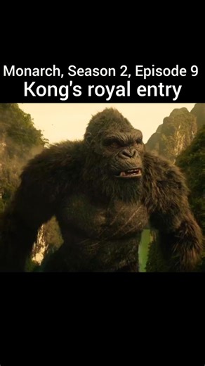 Kong's royal entry | Monarch Legacy Of The Monsters, Season 2 #monsterverse #shorts #godzilla #kong