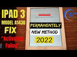 Comment débloquer un ipad 3 (modèle A1430) "Activation Failed"💯