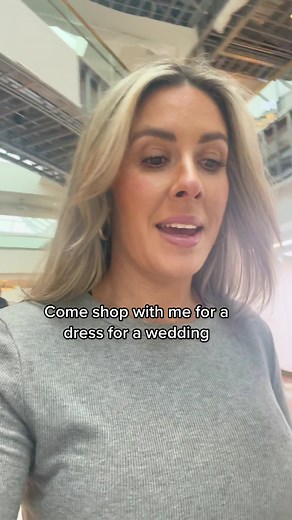 Come shopping with me for a dress ill share final look tomrrow #comeshopwithme #weddingguestdress #dressshopping