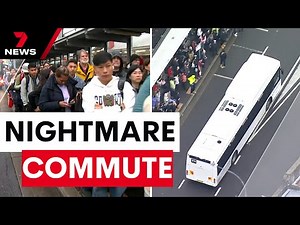 Sydney train network still in chaos as commuters battle a second horror trip home | 7NEWS