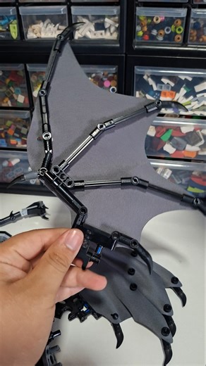 Thestral dragon moc preview! #lego #collecting #legomoc #shorts #viral #harrypotter #foryou