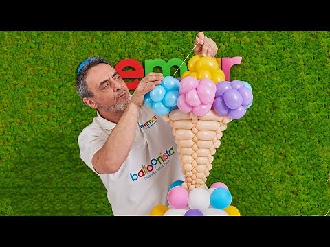 DIY Balloon Ice Cream Cone: Sweet Summer Treat Tutorial