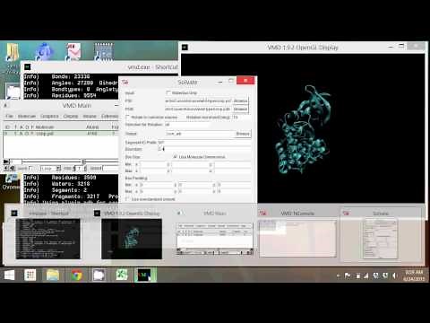 Solvating a Protein Using VMD