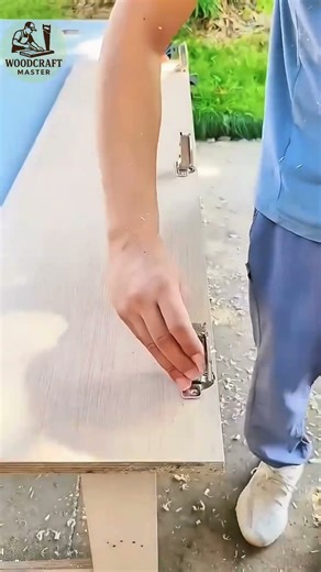Perfect Door#woodworking#woodrouter Hinge Slot Cutting with Electric Wood Router Woodworking Master