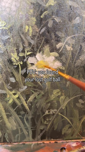 25% progress ▰▱▱▱ This is a video of my latest painting, “fore-gone” which still has quite a few details I need to add. I hope you enjoy the progress so far! I’m using oil on canvas.