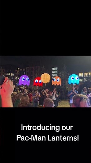 Introducing our 100% DIY PAC-MAN Pixel Lanterns!