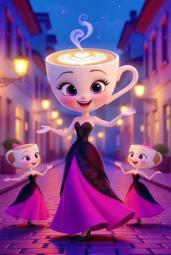 Ballerino Capoucino dance #anime #ballerinacappuccina #ballerina #mimi #pixar