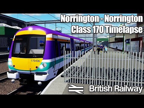 Norrington to Norrington - Class 170 (Roblox British Railway Timelapse)