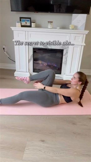 Deep core ab secrets for visible abs! #pilates #strongabs #athomeworkout
