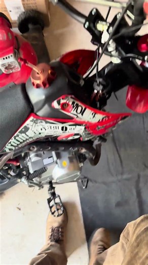 Apollo 110cc frame/140cc engine/fmf exhaust pipe/24mm nibbi carb. #pitbike#dirtbike#build