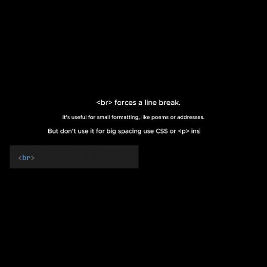 HTML Lesson 9: How To Break a Line