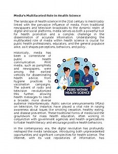 Media in Health Worksheet for Sub-Plan or Classwork & Homework
