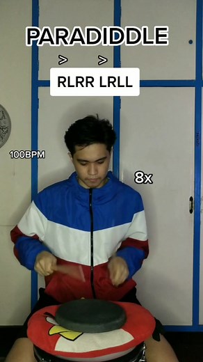 Reply to @lhanderxyz due to public demand hahaha sorry di pantay sa frame #drums #drumtok #paradiddle #fyp #music