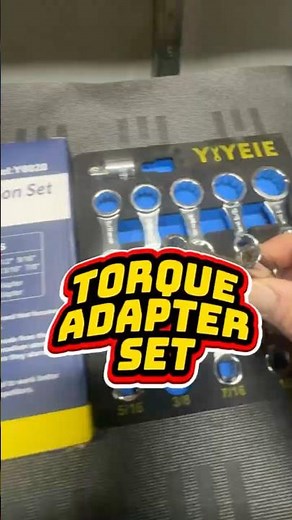 3/8” drive 12pc set of torque adapter extension set to access hard to reach fasteners.