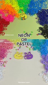 15K views · 384 reactions | Team neon or team pastel?  Get these Rainbow Loom Neon and Pastel Jumbo Buckets with 8,000 bands each at Walmart stores! #rainbowloom #colorfuljewelry #walmartfinds | Rainbow Loom | Facebook