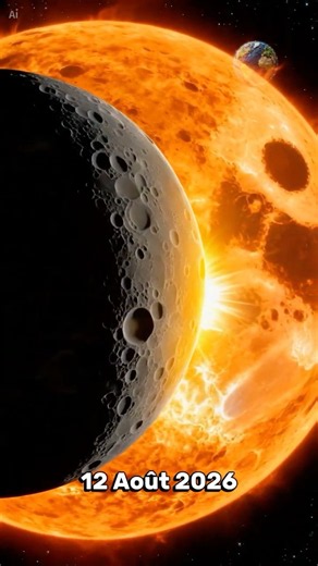🌘🇫🇷 Éclipse du 12 août : où l’observer en France ?#science#eclipse#france#viral #shorts #fyp#moon