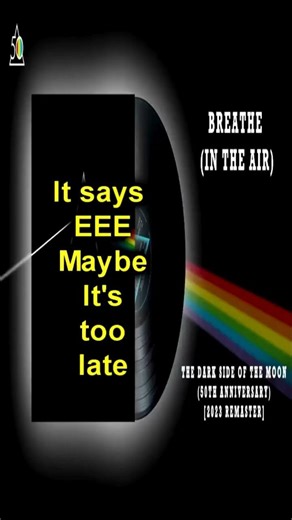 If we reverse Pink Floyd Breathe in the air will it sound creepy 😱