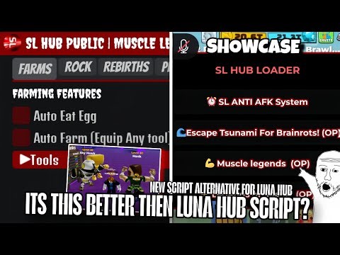 SL Hub Script Showcase 💪 BEST Script for Muscle Legends?😱