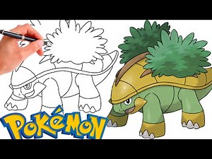 How To Draw GROTLE POKEMON #388 | Generation 4