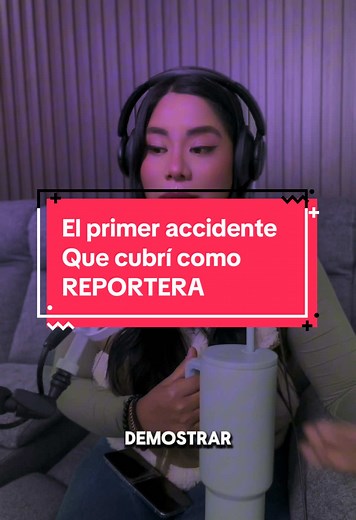 Impactante testimonio del primer accidente como reportera