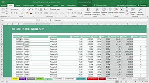 5. Crear la tabla dinámica para la factura con Excel