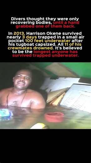 He Survived 3 Days at the Bottom of the Ocean Alone #history #ocean