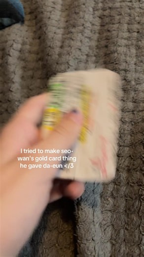 Creating a Gold Card for Seo-Wan and Da-Eun