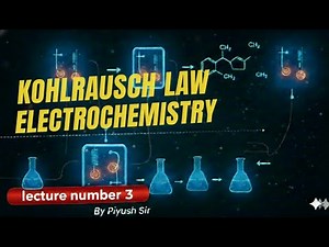 Kohlrousch low in electrochemistry lecture number 03 (up board in crash course)