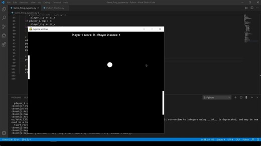 Pygame 新手入门游戏 Pong P8：分数增加