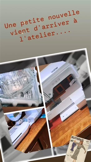 La brodeuse est arrivé chez @sowilocreation .. il ne reste plus qu'à apprendre à l'utiliser 😅 et je pourrais vous proposer une gamme jolie de broderie . #couturefaitmain #broderiemachine #creation | SowiloCreation
