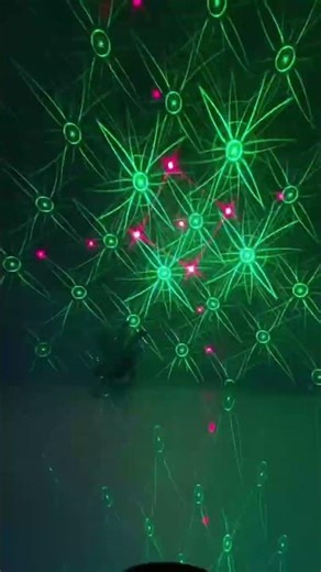 #Voice-activated laser home laser seven-color light flashing disco light #Colorful lights