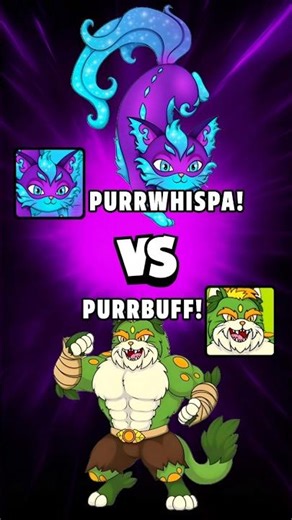 Purrwhispa vs Purrbuff Battle🤩|| in dynamons world #dynamonsworld #ytshorts #2025