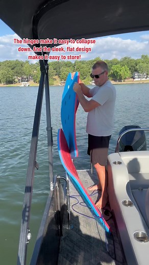 Float-N-Fold Mat for Ultimate Lake Fun!