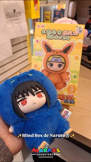 ✨️🦝BLIND BOX: NARUTO🦝✨️ Ya llegaron a la tienda las esperadas cajas sorpresa de un clásico del anime: Naruto 🍥 ✨️Ven por la tuya!!🦝✨️ | Mapaxe Toys