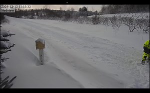 Snowmobile Rear-End Collision