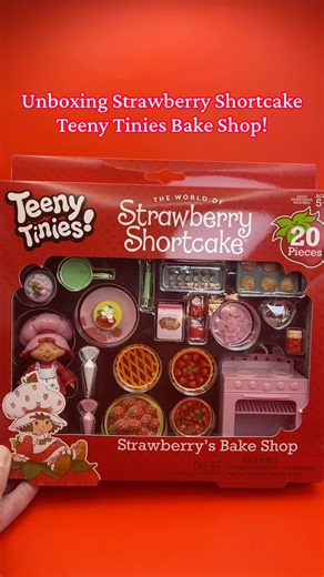 Unboxing Strawberry Shortcake Teeny Tinies Bake Shop! | Five Below Find
