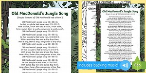 Old MacDonald's Jungle Song
